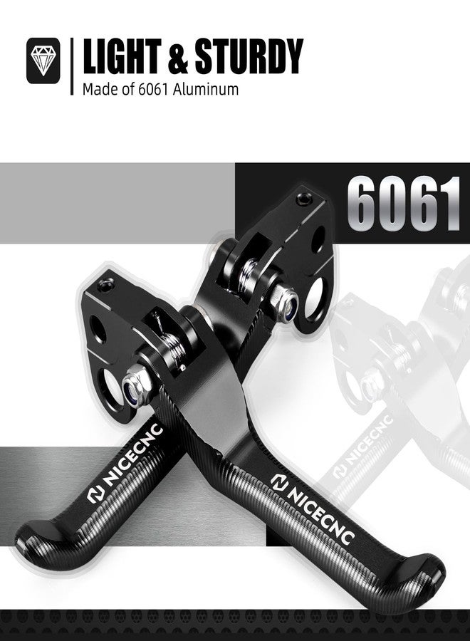 NICECNC Brake Levers Folding Front Rear Brake Levers Compatible with Surron Light bee X/S/ L1E Motorcycle Aluminum CNC Brake Lever Compatible with Segway X160 X260 See Fitment - Image 3